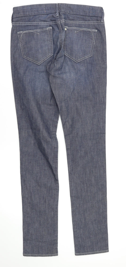 Womens UK Size 26 SQIN Regular Fit Straight Grey Jeans