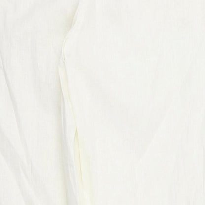 Womens UK Size 14 BHS Regular Fit  White Trousers