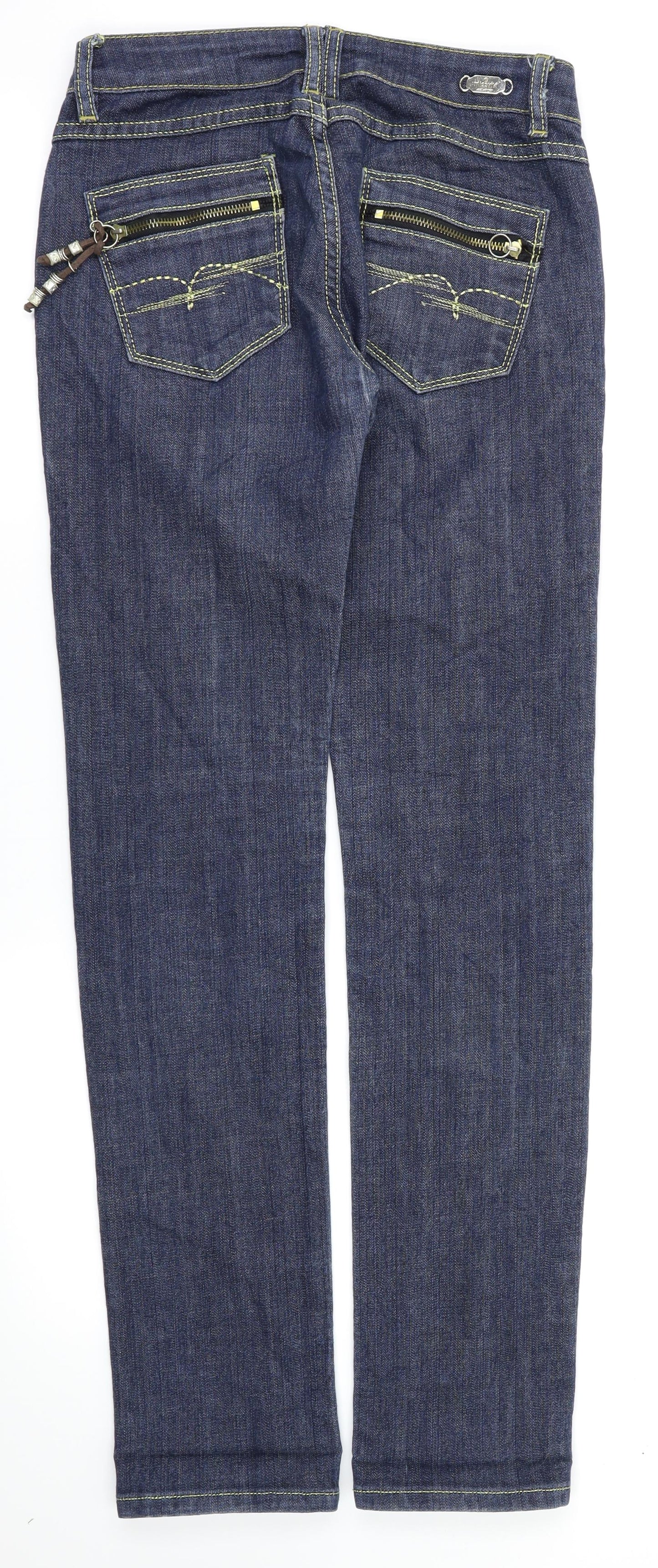 MISS VIVI Womens Blue   Skinny Jeans Size 26 L32 in