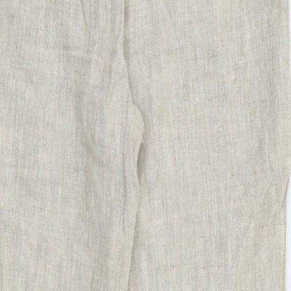 cc Womens Beige   Trousers  Size 14 L28 in