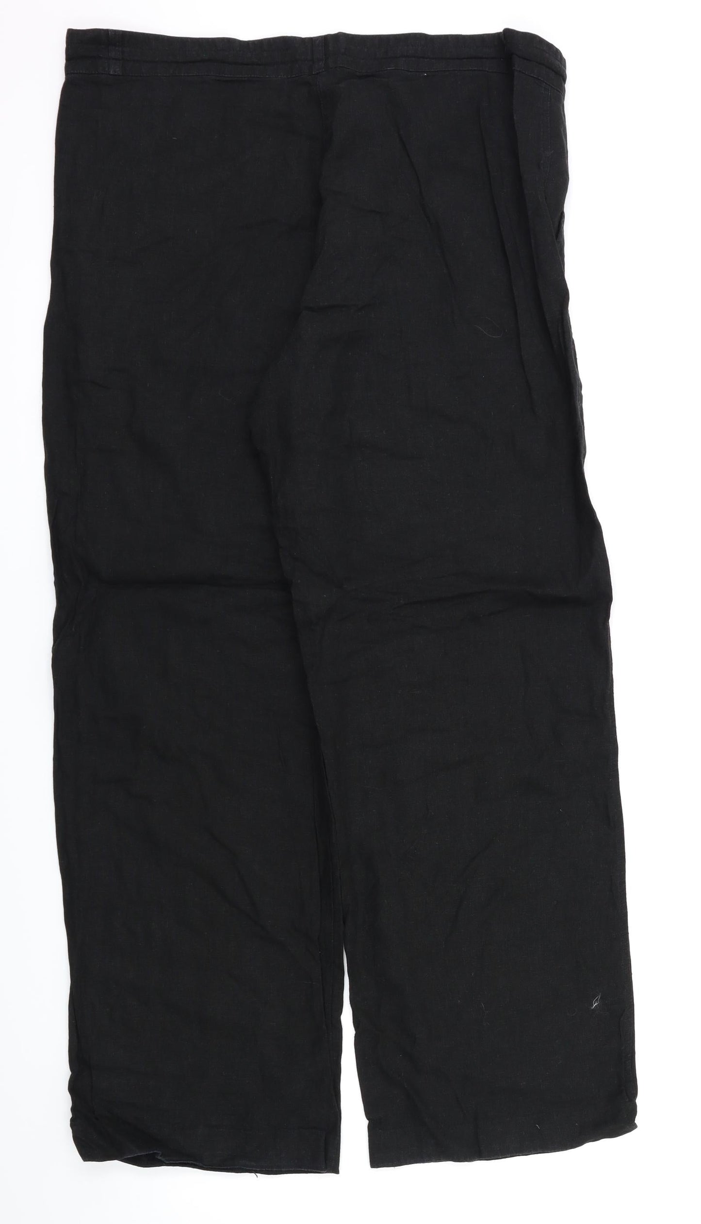Anucci Womens Black   Trousers  Size 16 L29 in