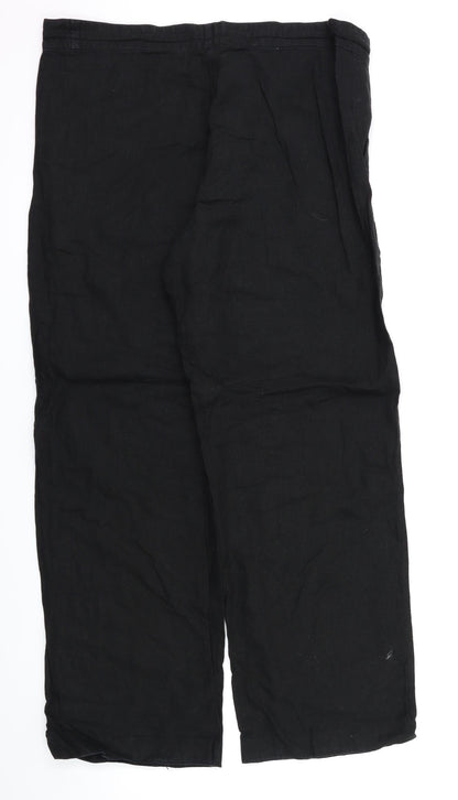 Anucci Womens Black   Trousers  Size 16 L29 in