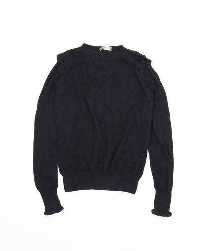 Oasis Womens Black   Pullover Jumper Size XS