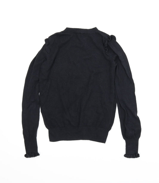 Oasis Womens Black   Pullover Jumper Size XS