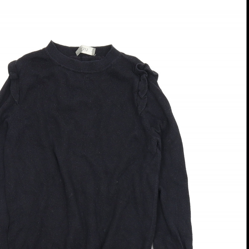 Oasis Womens Black   Pullover Jumper Size XS