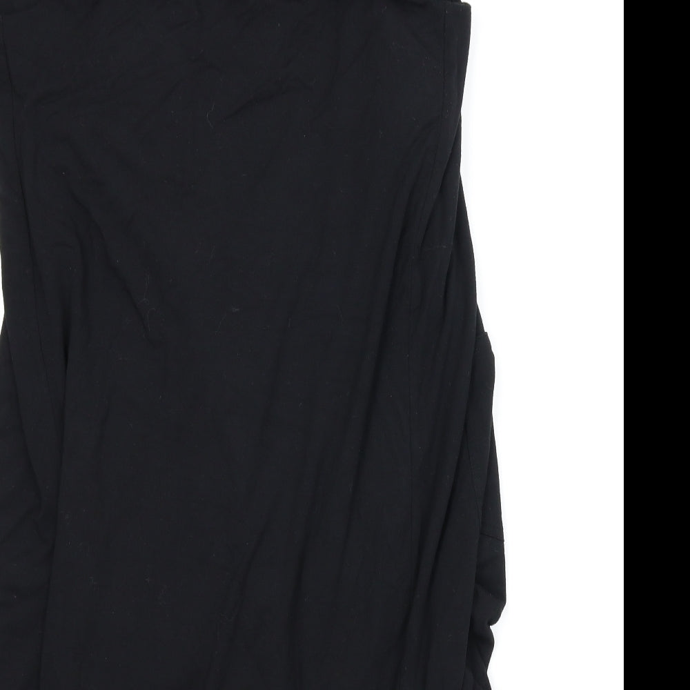 I luved clothing Womens Black   Wrap Jumper Size L  - Draped