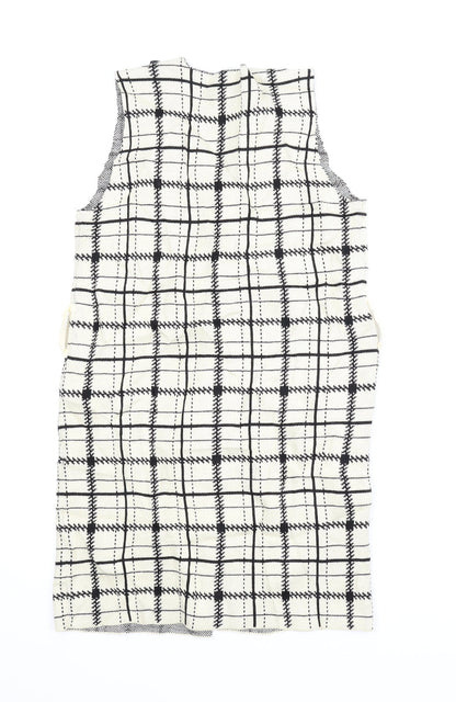 Primark Womens Beige Plaid  Cardigan Jumper Size XS