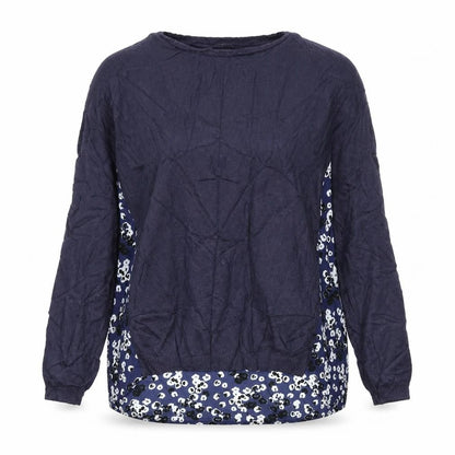 George Womens Blue Floral  Pullover Jumper Size 12