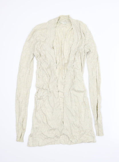 Basic Womens Beige   Cardigan Jumper Size M