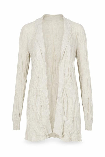 Basic Womens Beige   Cardigan Jumper Size M