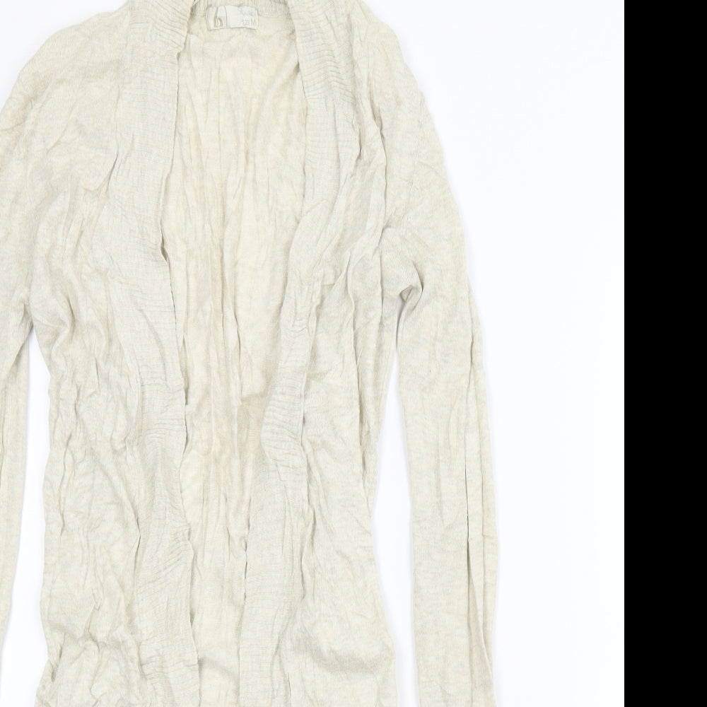 Basic Womens Beige   Cardigan Jumper Size M