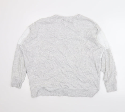 Mens UK Size S New Look Grey Pullover Sweatshirt