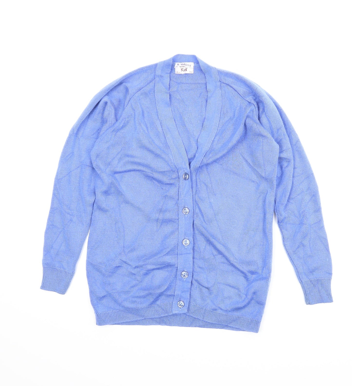 Heritage Dimension Womens Blue   Cardigan Jumper Size S