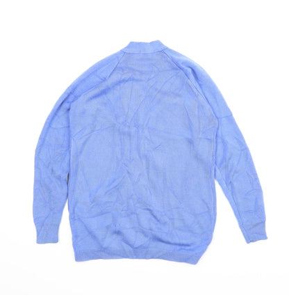 Heritage Dimension Womens Blue   Cardigan Jumper Size S