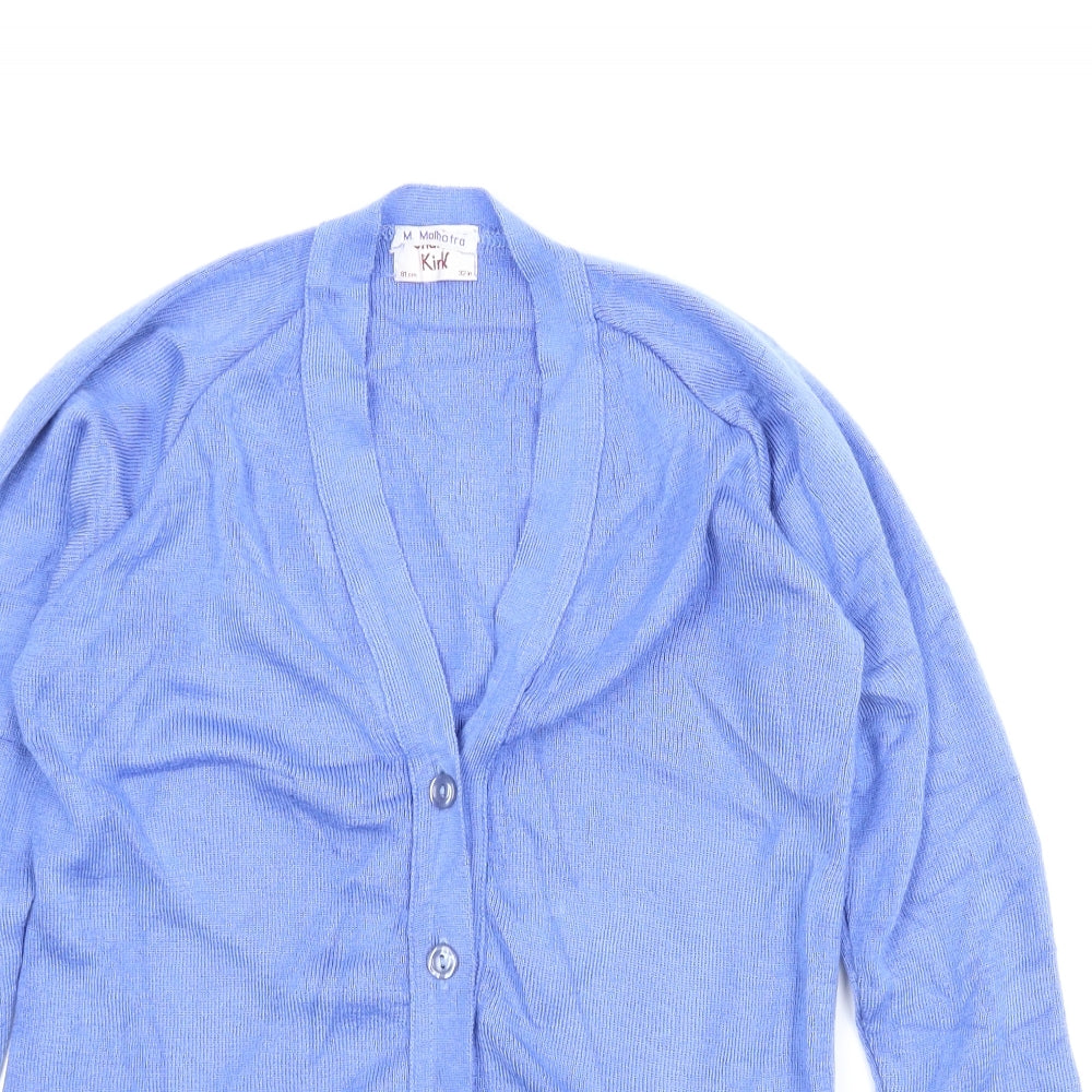 Heritage Dimension Womens Blue   Cardigan Jumper Size S