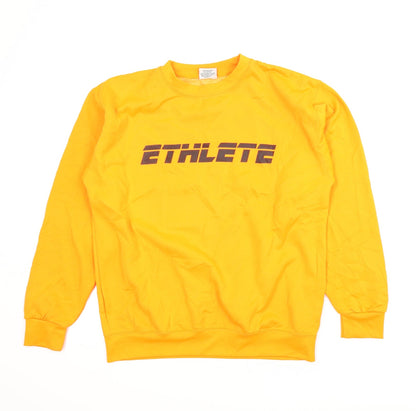 Mens UK Size M All We Do is Orange Pullover Sweatshirt