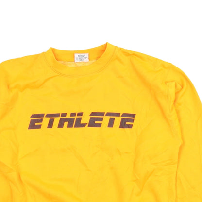 Mens UK Size M All We Do is Orange Pullover Sweatshirt