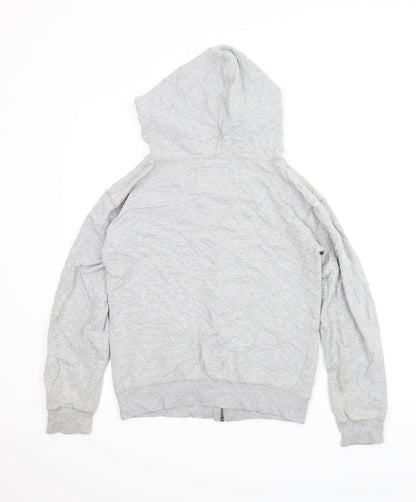 Womens UK Size XS French Connection Grey Full Zip Hoodie