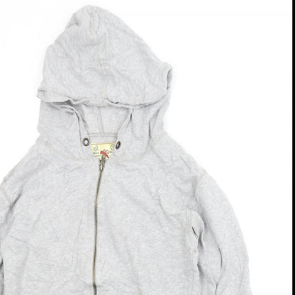 Womens UK Size XS French Connection Grey Full Zip Hoodie
