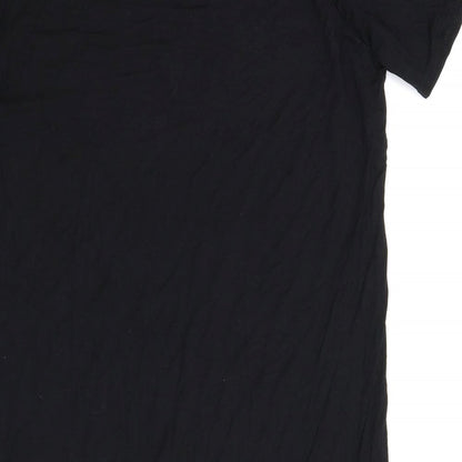 Boohoo Womens Black Solid  Chemise Dress Size 10  - Bridesmaid
