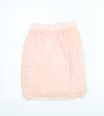 Rare London Womens Pink   Pettiskirt Skirt Size 6