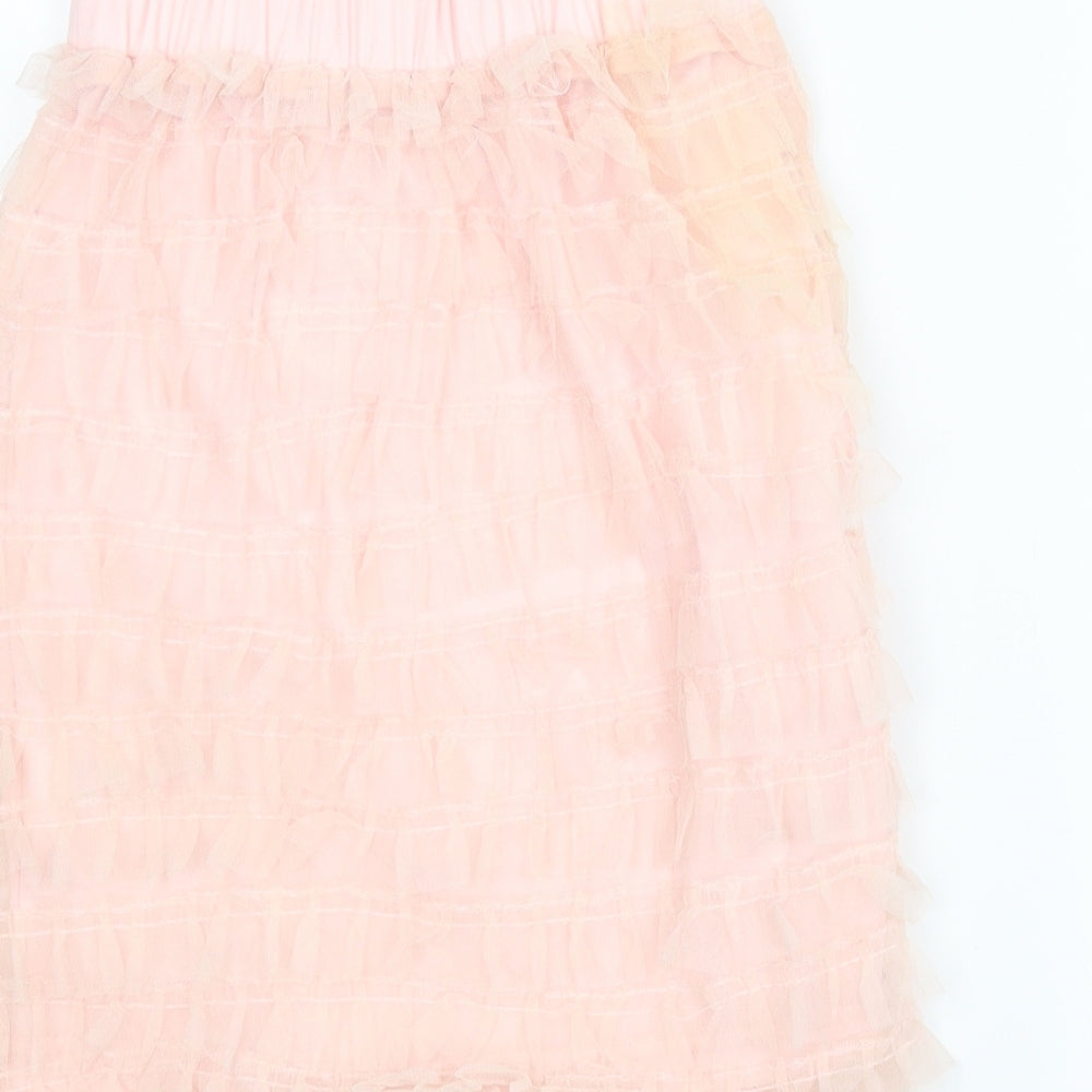Rare London Womens Pink   Pettiskirt Skirt Size 6