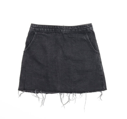 Womens UK Size S Topshop A-Line Denim Skirt