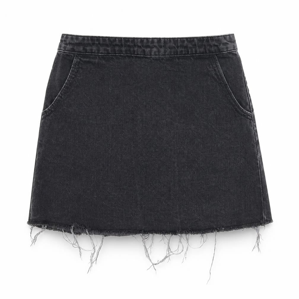 Womens UK Size S Topshop A-Line Denim Skirt