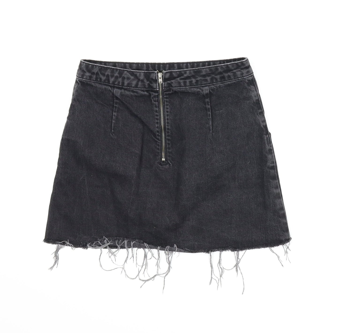 Womens UK Size S Topshop A-Line Denim Skirt