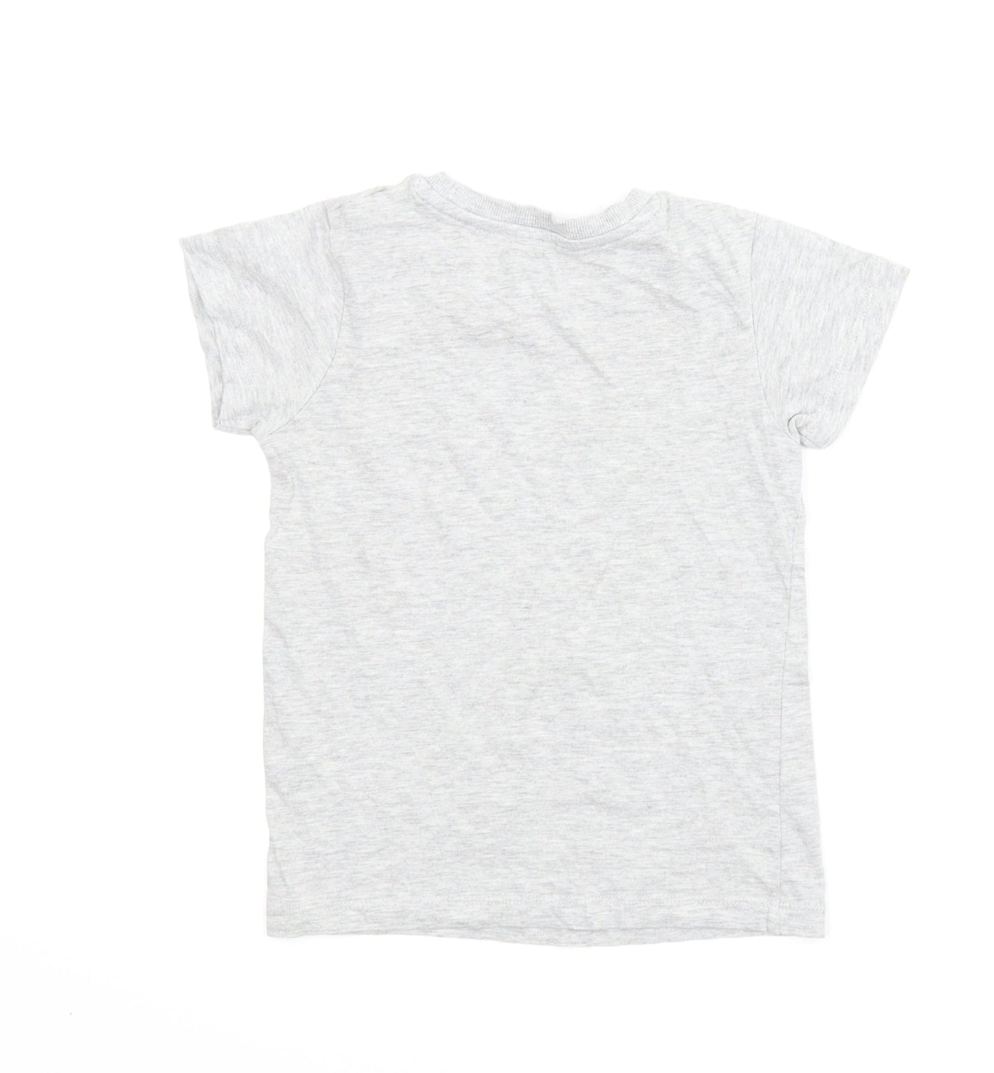 Matalan Boys Grey   Basic T-Shirt Size 5-6 Years