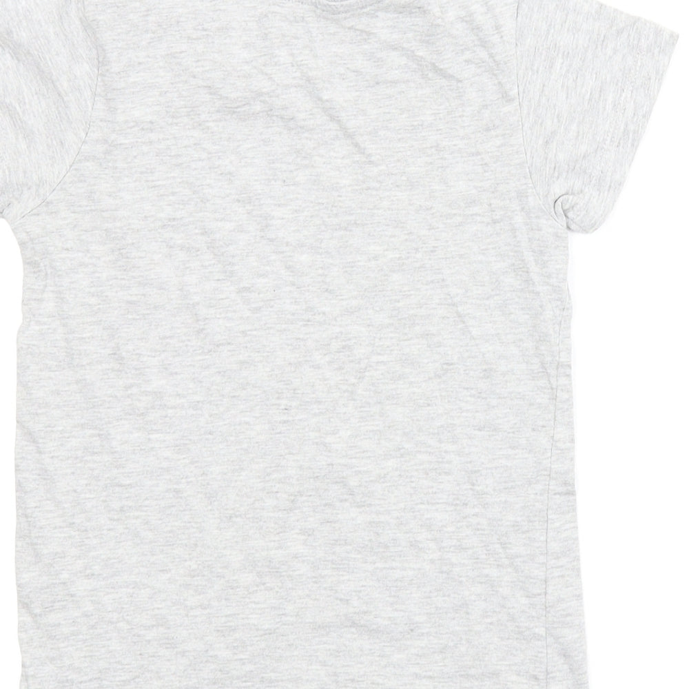 Matalan Boys Grey   Basic T-Shirt Size 5-6 Years