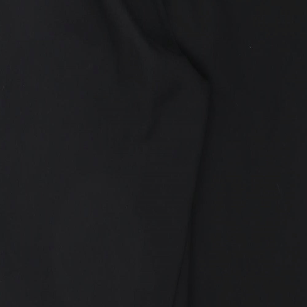Womens UK Size 14 Classics Regular Fit  Black Trousers