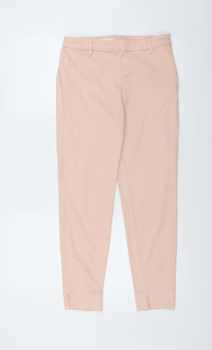 Womens UK Size 10 H&M Regular Fit  Pink Trousers