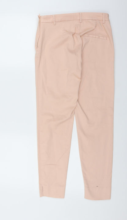 Womens UK Size 10 H&M Regular Fit  Pink Trousers