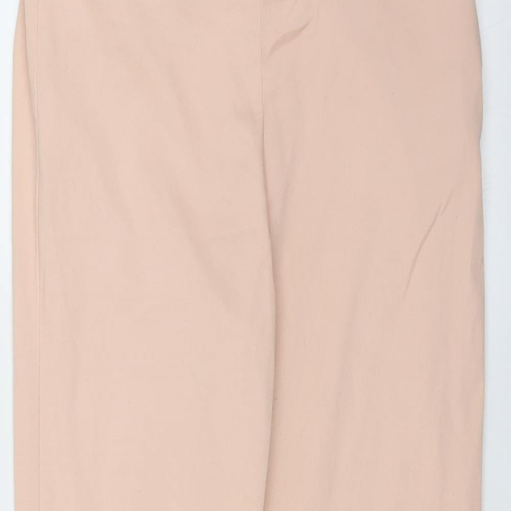 Womens UK Size 10 H&M Regular Fit  Pink Trousers