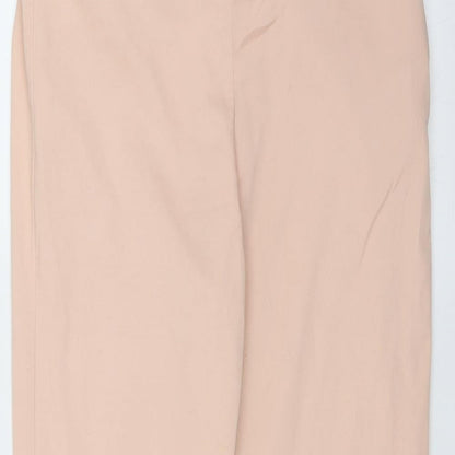 Womens UK Size 10 H&M Regular Fit  Pink Trousers