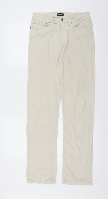 old ridel Womens Beige   Chino Trousers Size 12 L32 in