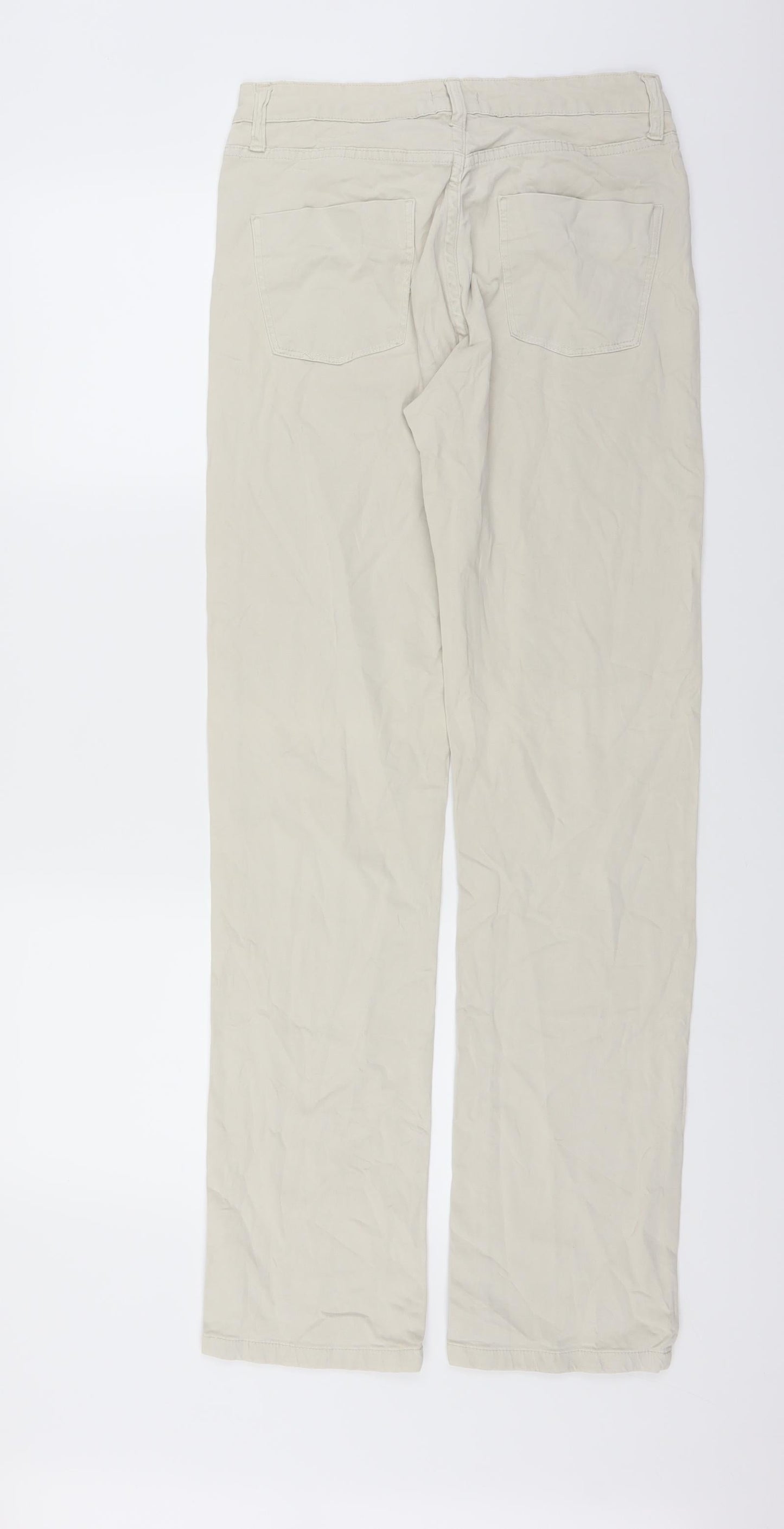 old ridel Womens Beige   Chino Trousers Size 12 L32 in