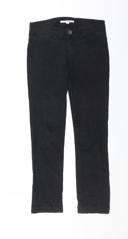 TALLY WEiJL Womens Black  Denim Straight Jeans Size XS L30 in