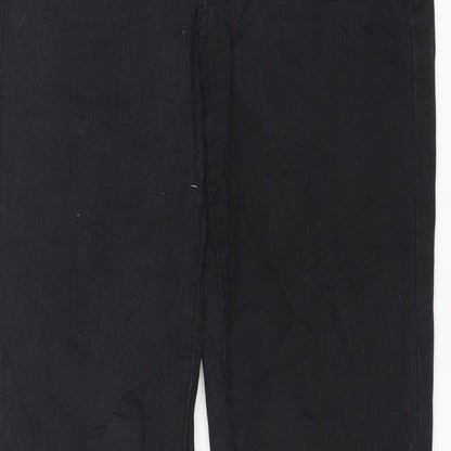 TALLY WEiJL Womens Black  Denim Straight Jeans Size XS L30 in