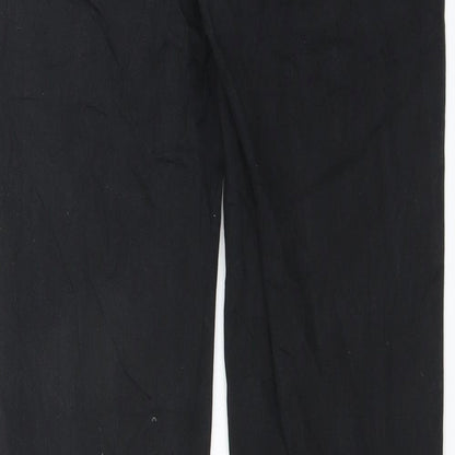 TALLY WEiJL Womens Black  Denim Straight Jeans Size XS L30 in