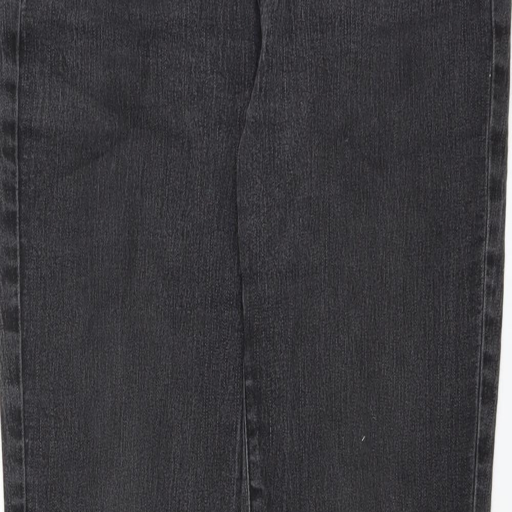 Sainsburys Womens Grey  Denim Straight Jeans Size 12 L30 in