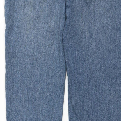 C&A Womens Blue  Denim Straight Jeans Size 8 L32 in