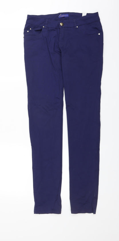 azaka Womens Blue  Denim Skinny Jeans Size M L31 in