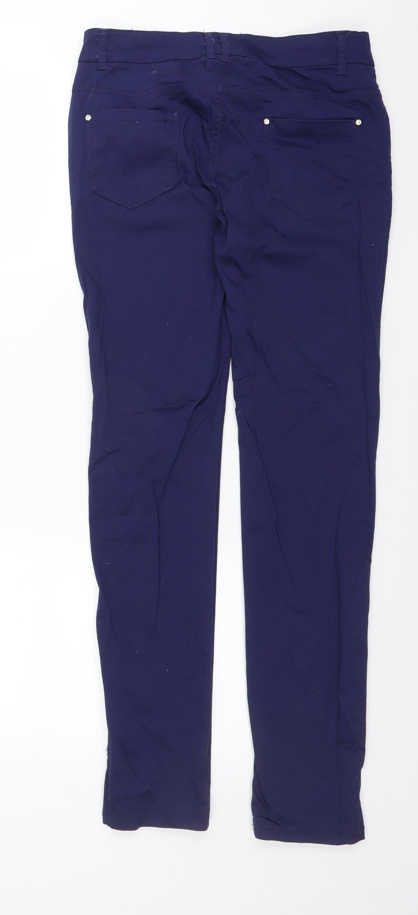 azaka Womens Blue  Denim Skinny Jeans Size M L31 in