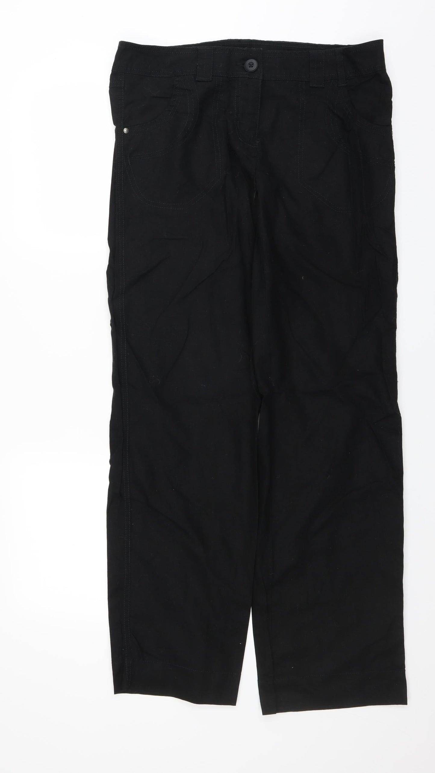 George Womens Black   Trousers  Size 12 L32 in