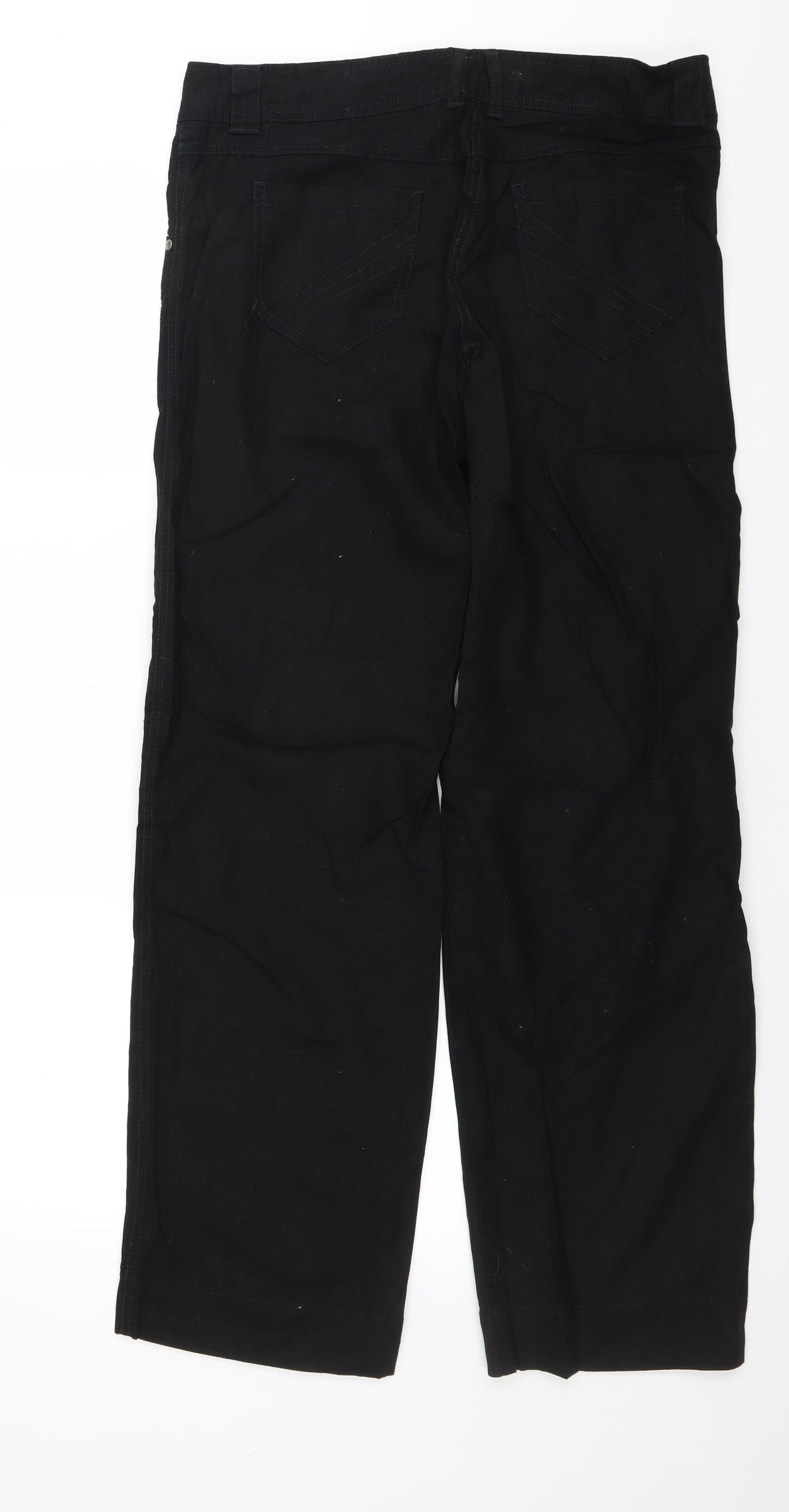 George Womens Black   Trousers  Size 12 L32 in