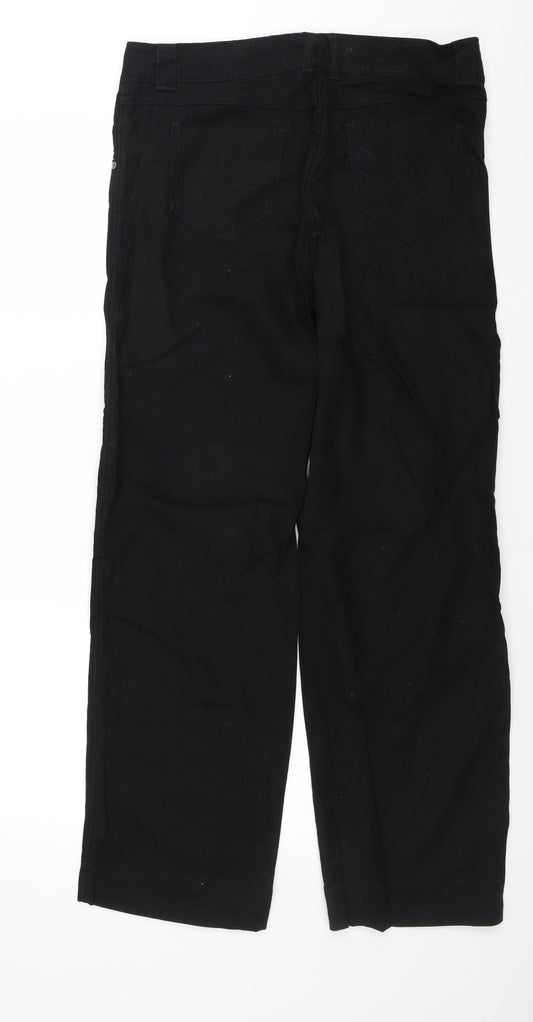 George Womens Black   Trousers  Size 12 L32 in