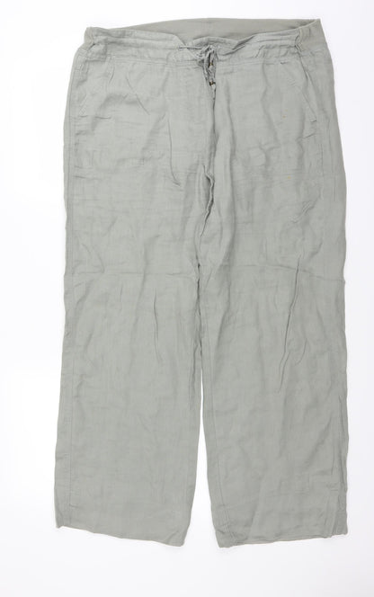 Womens UK Size 36 in Preworn Regular Fit  Green Trousers