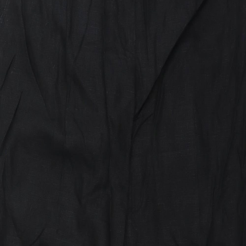 Womens UK Size 14 Artigiano Regular Fit  Black Trousers